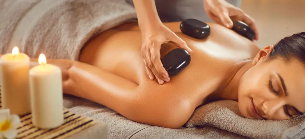 Organic Hot Coconut Oil Massage with Hot Stone Organic Hot Coconut Oil Massage with Hot Stone